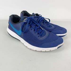 Nike Royal Blue Flex Experience Low Top Running Shoes Size 7YW